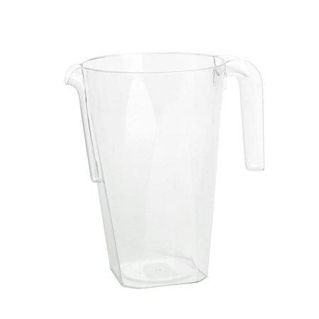 SMARTY HAD A PARTY 52 oz. Clear Square Plastic Disposable Pitchers (24 Pitchers), 24PK 552S-CASE